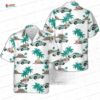 Flamingo Bay Mint Green Hawaiian Shirt for Beach Vacation Gift
