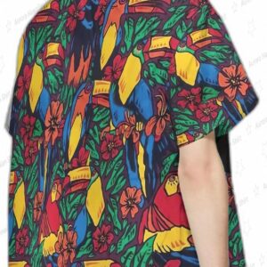 3D Parrots And Toucans Ace Ventura Pet Detective Custom Hawaii Shirt 3