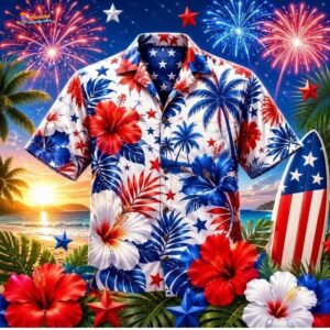4Th Of July Hawaiian Shirt