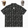 Red Demon Goth Hawaiian Shirt with Tribal Flame Print for Alternative Parties