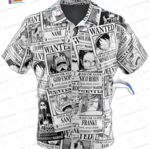 Aloha Strawhat One Piece Button Up Hawaiian Shirt 1
