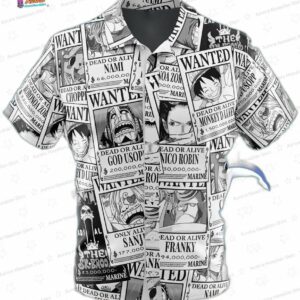 Aloha Strawhat One Piece Button Up Hawaiian Shirt 2