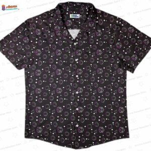 Asexual Pride Flag DND Dice Button Up Shirt 4