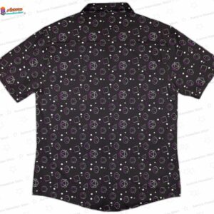 Asexual Pride Flag DND Dice Button Up Shirt 6