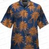 Dark Blue Pineapple Chicago Bears Hawaiian Shirt, Tropical Fan Aloha Button-Up for Summer