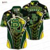 California Golden Bears Parrot Hawaiian Shirt with Blooming Floral Print California Golden Bears Parrot Hawaiian Shirt with Blooming Floral Print