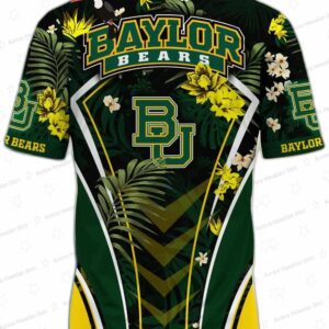 Baylor Bears NCAA Hawaiian Shirt Blooming Flowers Aloha Shirt 2