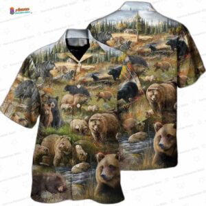 Bear Be Brave Little Bear Hawaiian Shirt 2