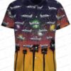 Boeing Air Force Tropical Palm Tree Hawaiian Shirt – White Aircraft Aloha Shirt
