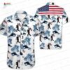 Cessna 172 4th of July Hawaiian Shirt for Pilots