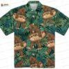 Costco Hot Dog Hawaiian Shirt, Orange Floral Meme Aloha Button-Up for Summer Vacation Gift
