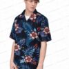 Hibiscus Flower Pattern Hawaiian Shirt for Summer