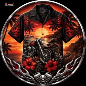 Biker Hawaiian Shirt