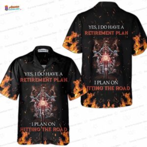 Biker Retirement Plan Hawaiian Shirt Unique Motocycle Shirt Best Gift For Bikers 1