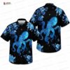 Colorful Art Octopus Hawaiian Shirt, Psychedelic Sea Life Aloha Button-Up for Ocean Lover Gift