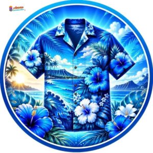 Blue Hawaiian Shirt