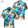 Surfing Bounty Hunter Boba Fett Hawaiian Shirt, Beach Galaxy Aloha Button-Up for Sci-Fi Fan Gift