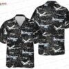Boeing Air Force Tropical Palm Tree Hawaiian Shirt – White Aircraft Aloha Shirt