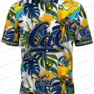 California Golden Bears NCAA Hawaiian Shirt Blooming Flowerstime Aloha Shirt 1