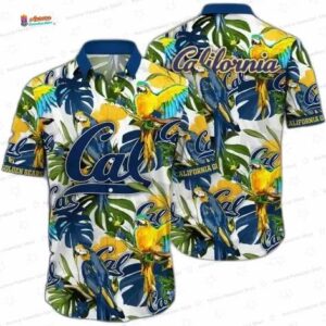 California Golden Bears NCAA Hawaiian Shirt Blooming Flowerstime Aloha Shirt 3