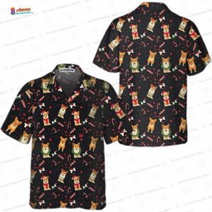 Christmas Corgis Dog Hawaiian Shirt Funny Dog Christmas Shirt Best Gift For Christmas