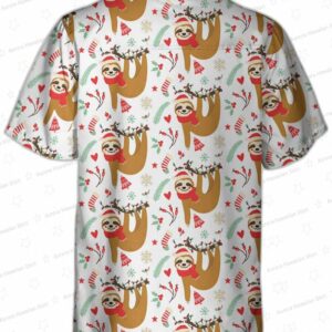 Christmas Lazy Sloths Hawaiian Shirt Funny Sloth Christmas Shirt Best Gift For Christmas 1