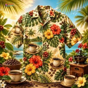 Coffee Hawaiian Shirt