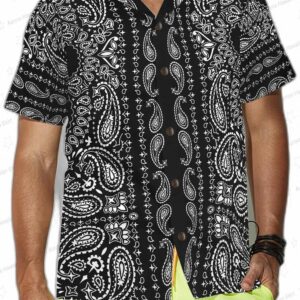 Colorful Monkey With Paisley Pattern Shirt For Men Hawaiian Shirt 3