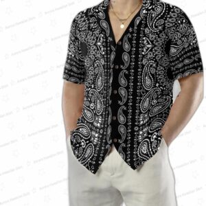 Colorful Monkey With Paisley Pattern Shirt For Men Hawaiian Shirt 4