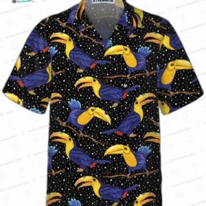 Colorful Toucan Summer Hawaiian Shirt Tropical Toucan Shirt For Adults Cool Toucan Print Shirt 2
