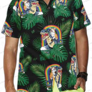 Corgi The Predator Hawaiian Shirt 3