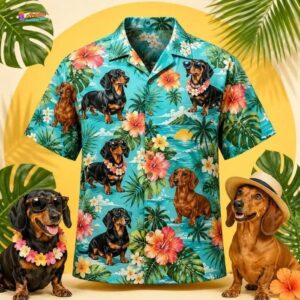 Dachshund Hawaiian Shirt