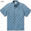 Royal Hawaiian Luau Blue Hawaiian Shirt, Tropical Palm Leaf Aloha Button-Up for Beach Vacation Gift Royal Hawaiian Luau Blue Hawaiian Shirt, Tropical Palm Leaf Aloha Button-Up for Beach Vacation Gift
