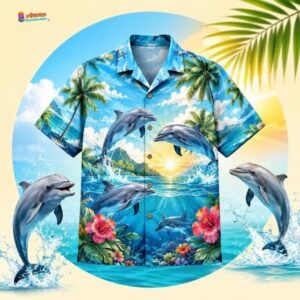 Dolphin Hawaiian Shirt