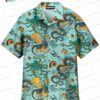 Seamless Bass Fish Pattern Fish Hawaiian Shirt, Unisex Aloha Fishing Button-Up for Angler Vacation Gift Seamless Bass Fish Pattern Fish Hawaiian Shirt, Unisex Aloha Fishing Button-Up for Angler Vacation Gift