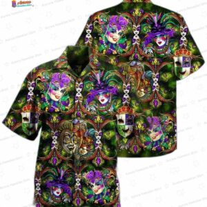 Festival Happy Mardi Gras Hawaiian Shirt 1