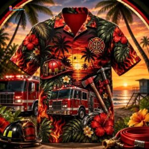 Fireman Hawaiian Shirt