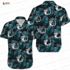 Fishing Hawaiian Shirt Fish Hook Pattern Tropical Hawaii Aloha Shirt Black Adult Full Print