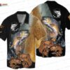 Blue Sea Tuna Fish Hawaiian Shirt, Ocean Fishing Aloha Button-Up for Angler Vacation Gift