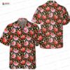 Cute Sloth Coffee Cup Hawaiian Shirt, Dark Chocolate Aloha Button-Up for Coffee Lover Gift