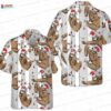 Midnight Canopy Sloth Hawaiian Shirt, Black Floral Jungle Aloha Button-Up for Animal Lover Gift
