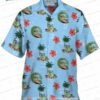 Green Slime Stay Puft Ghostbusters Hawaiian Shirt for Movie Fans Green Slime Stay Puft Ghostbusters Hawaiian Shirt for Movie Fans