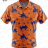 Trendy Orange Goku Symbol Dragon Ball Z Hawaiian Shirt for Anime Fans Trendy Orange Goku Symbol Dragon Ball Z Hawaiian Shirt for Anime Fans
