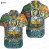 Rainbow Tie Dye Cannabis Leaf Weed Hawaiian Shirt Psychedelic Vibes