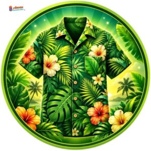 Green Hawaiian Shirt