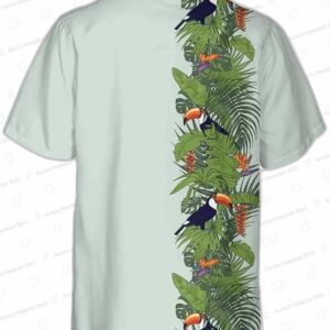 Green Toucan Paradise Hawaiian Shirt Tropical Toucan Shirt For Men Women 1
