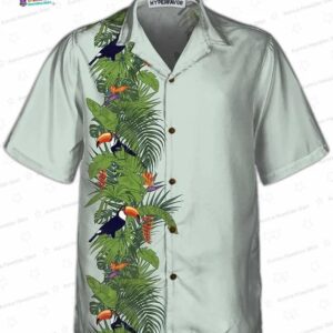 Green Toucan Paradise Hawaiian Shirt Tropical Toucan Shirt For Men Women 2