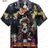 Black White Wanted Poster One Piece Hawaiian Shirt Manga Aloha Vibes
