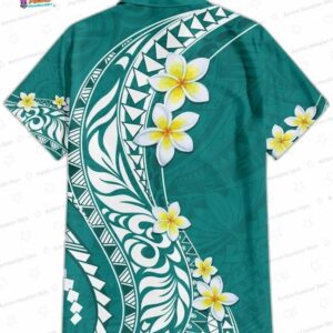 Hawaiian Shirt Plumeria Vintage 1