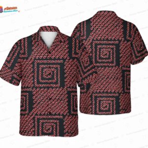 Vintage Marty McFly Spiral Back To The Future Hawaiian Shirt